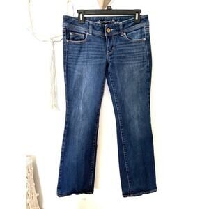 American Eagle Outfitters Women's Boot Cut Jeans - Dark Blue